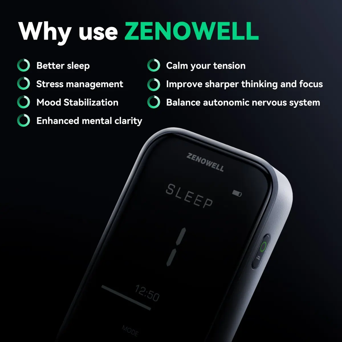 Устройство для релаксации ZENOWELL предметы облегчения тревоги восстановление