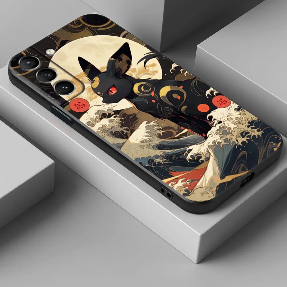 Чехол S25Ultra для Samsung Galaxy S25 S24 S23 S20 S21 FE S22 Ultra S10 Plus 5G мягкий чехол телефона Leafeon Umbreon
