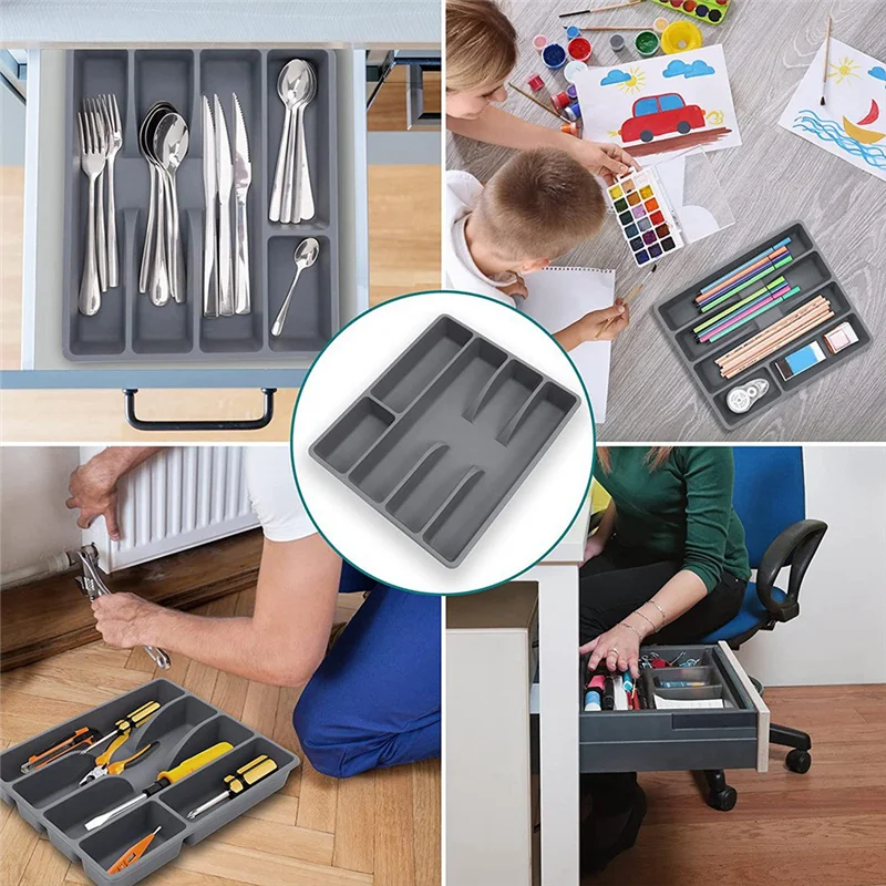 Ящик органайзер для кухонного ящика держатель столового серебра посуды столовых