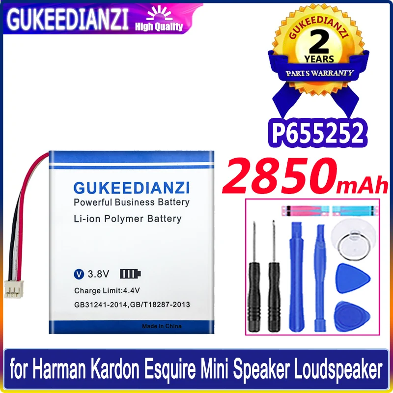 

GUKEEDIANZI Battery 2850mAh P655252 for Harman Kardon Esquire Mini Speaker Loudspeaker Batteries