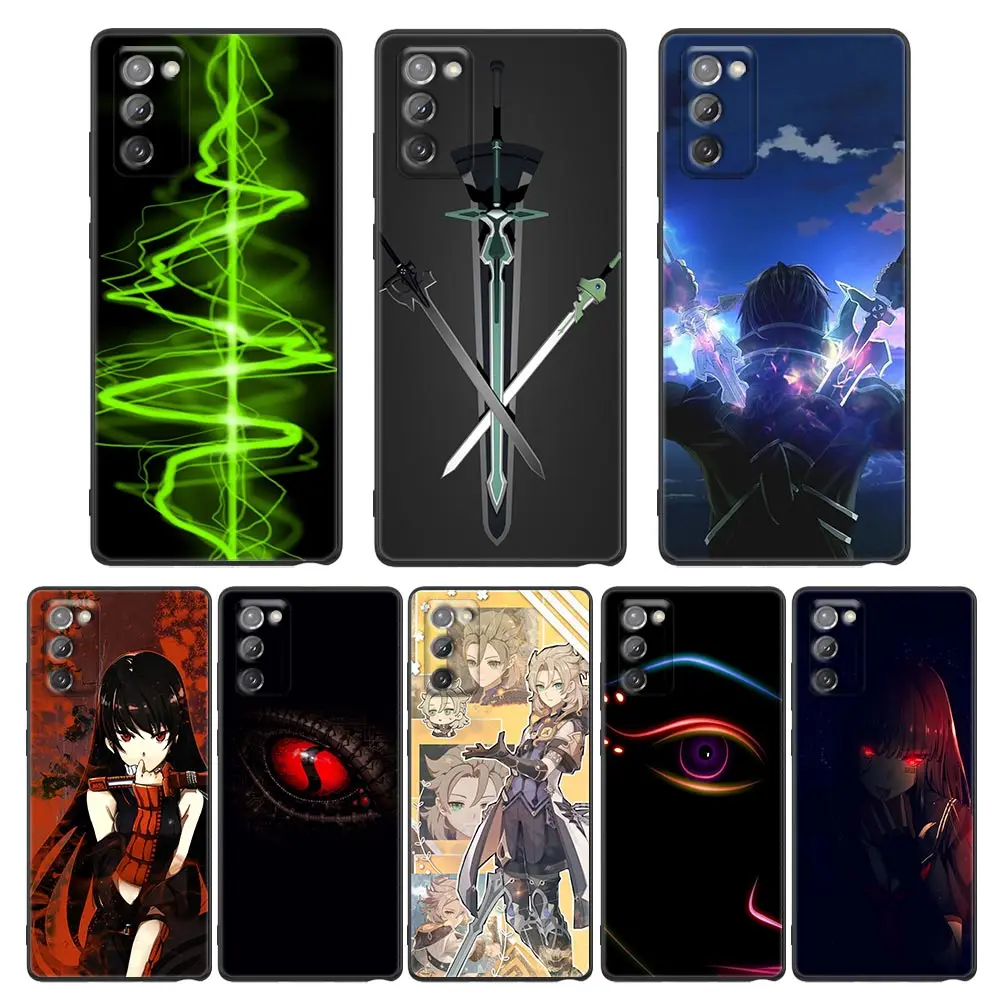 Phone Case for Samsung Note 8 9 10 M11 M12 M30s M32 M21 M51 F41 F62 M01 Soft Silicone Cover Albedo Genshin Game
