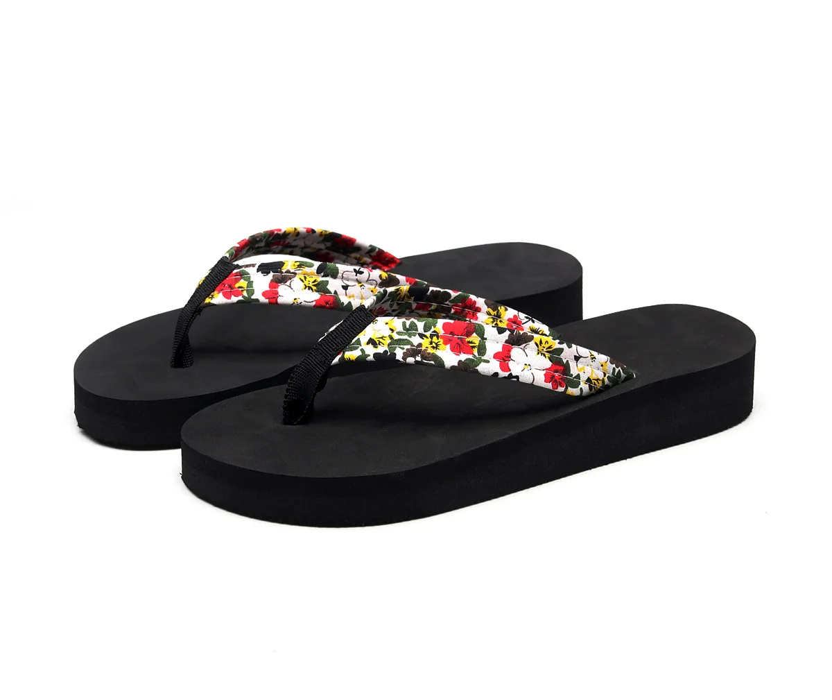 

Summer Outdoor Beach Women Flip Flops Fashion Bohemian Flowers Print Casual Comfortable Flats Slippers Slide Women 2023 Zapatos