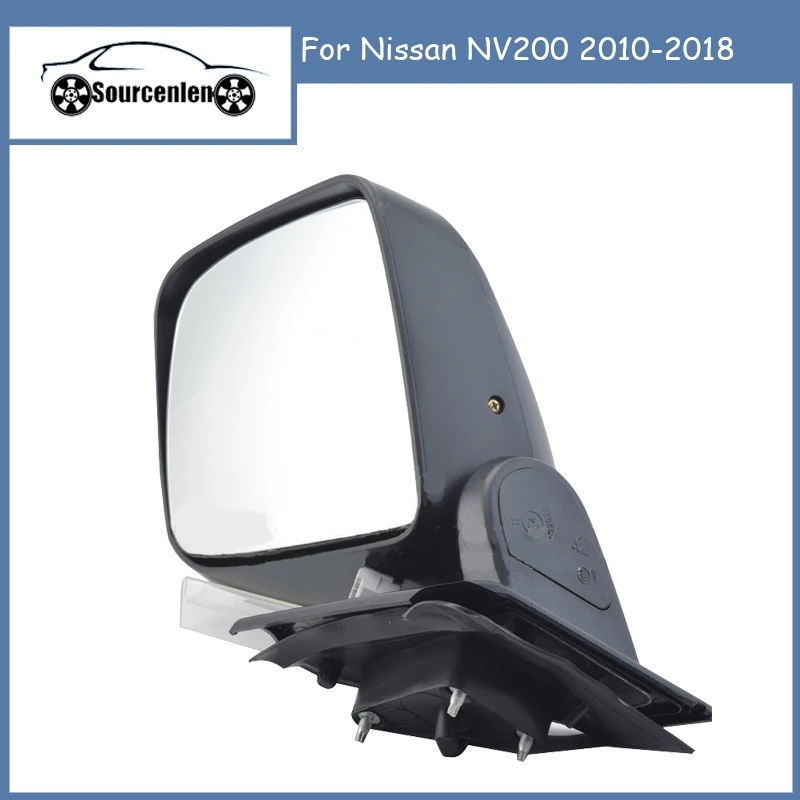 

3Pins 5Pins For Nissan NV200 2010-2018 Car Exterior Side Mirror Assembly Assy Rearview Mirror Cover Frame Glass