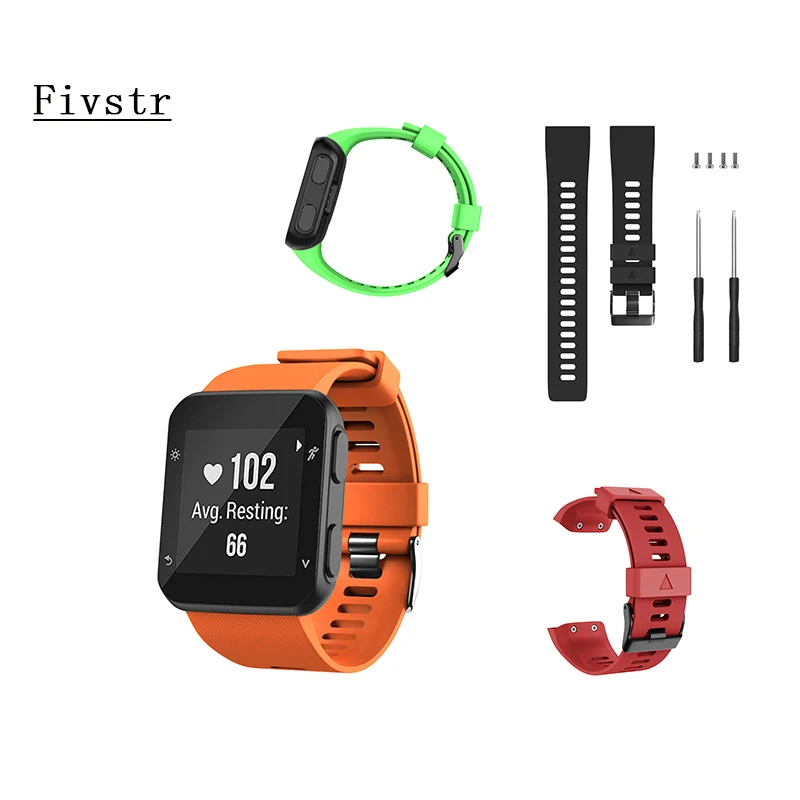 

Replacement Wristband Watch Band For Garmin Forerunner 35 Smart Watch Soft Silicone Strap Watch Bracelet Band for Forerunner 30