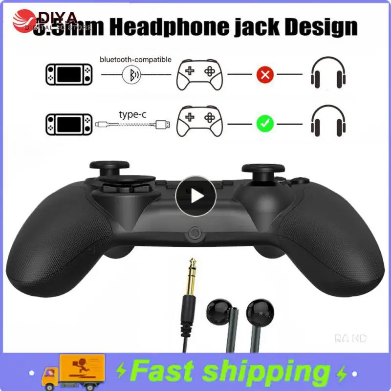 

Six-axis Gyroscope Function. Controller Adjusted Comfortable Game Controller Abs Ble4.0 Abs Wireless Game Board Black