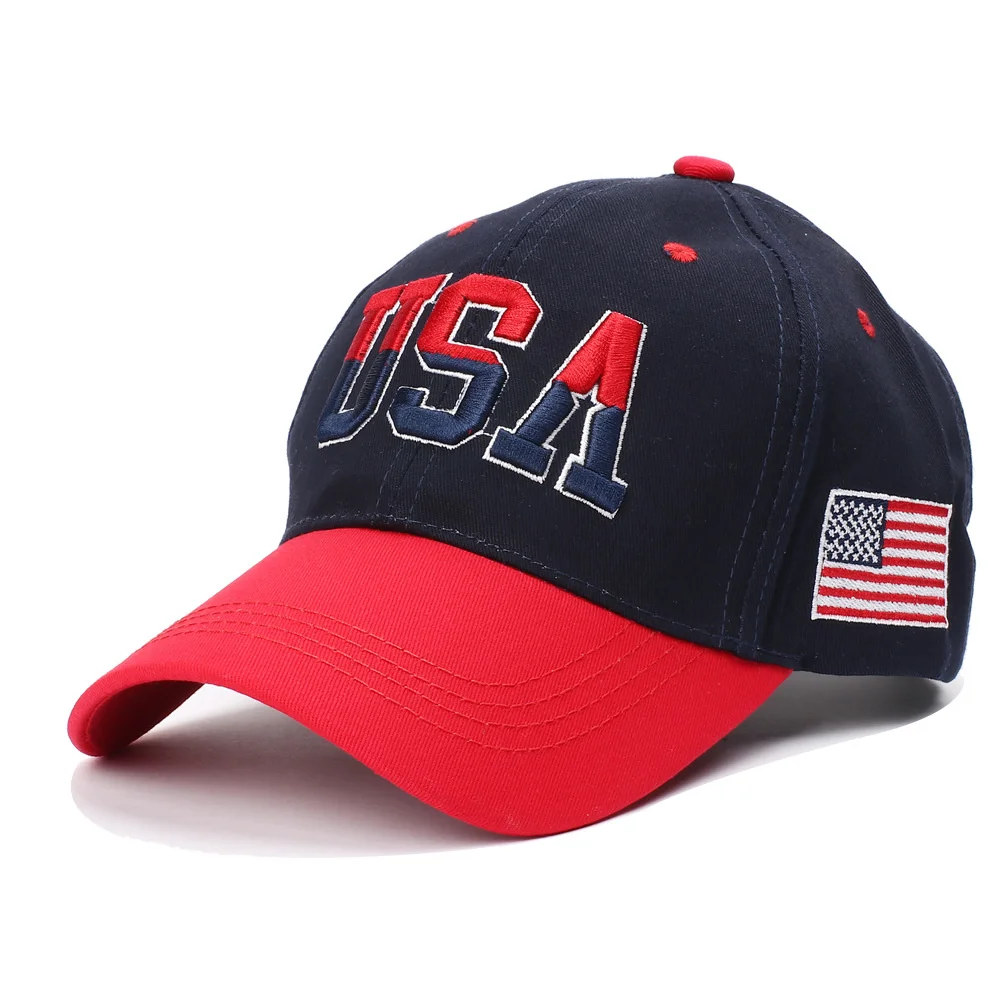 

New Brand USA Flag Baseball Cap For Men Women Cotton Snapback Hat Unisex America Embroidery Hip Hop Caps Gorras Casquette