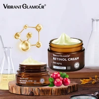 vibrant glamour retinol face cream eye cream 2pcsset moisturizing anti wrinkle reduce fine lines anti aging facial skin care