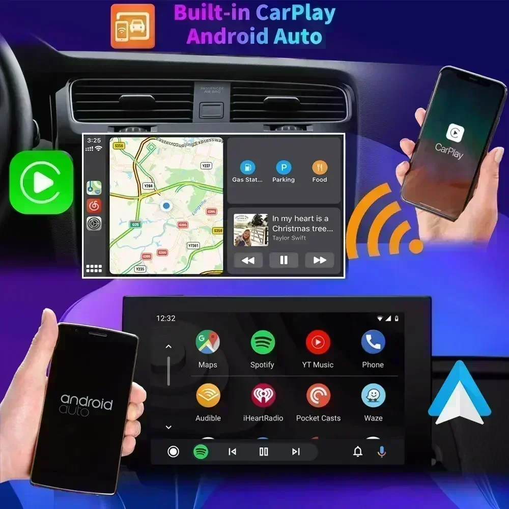 7870 Android 13 12G + 256G Автомобильный радиоприемник Мультимедийный плеер GPS для Mercedes Benz C