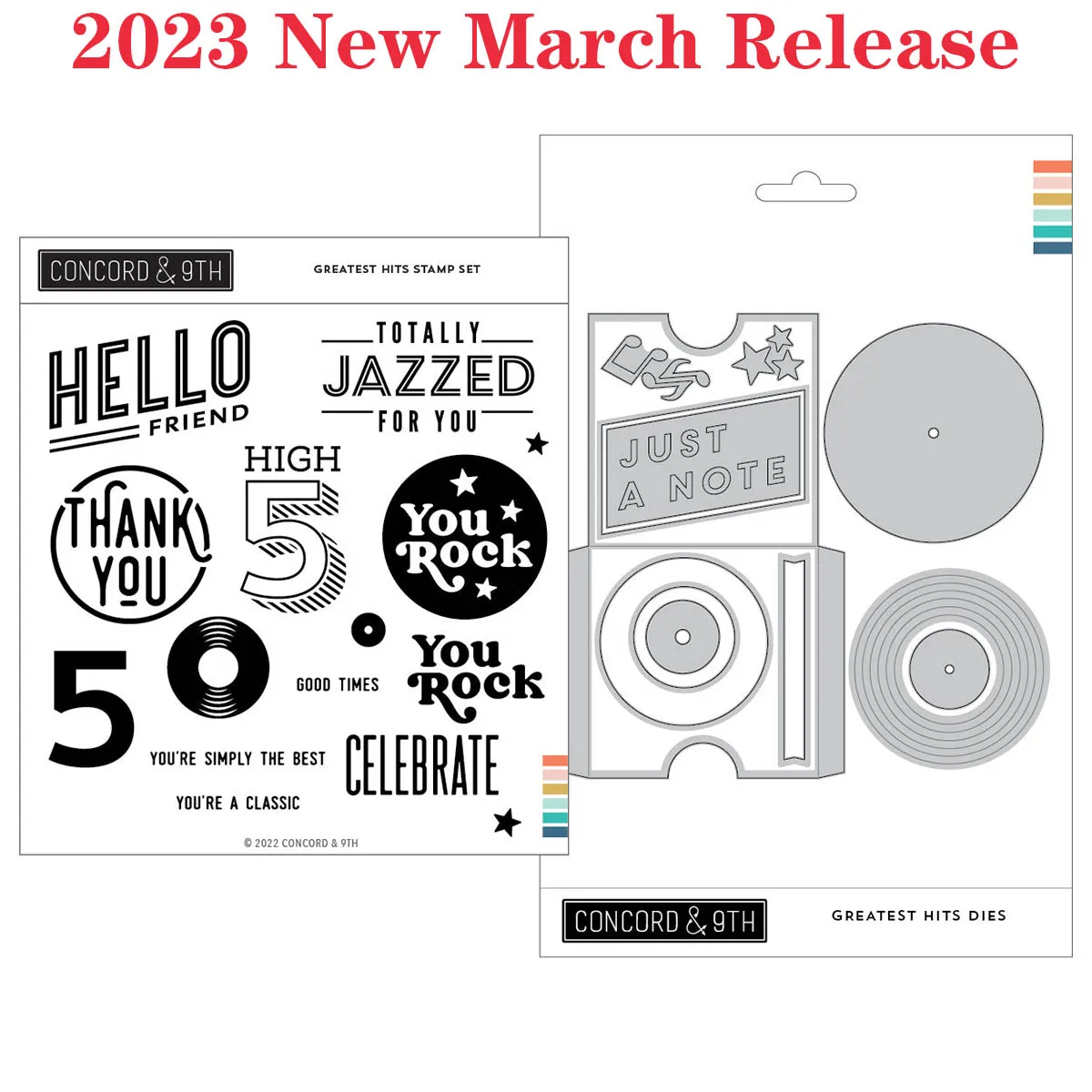 Gramophone Record 2023 New March Release Metal Cutting Dies Stamps For Scrapbook Diary Decoration Embossing Diy Greeting Card