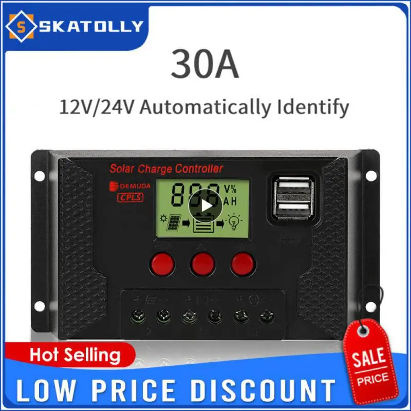ШИМ-зарядное устройство 10 А 20 А 30 А с Usb-портом, Солнечный контроллер, автоматический Солнечный регулятор с дисплеем, двойной 12 В/24 В, горячая распродажа ШИМ-зарядное устройство 10 А 20 А 30 А с Usb-портом, Солнечный контроллер, автоматический Солнечный регулятор с дисплеем, двойной 12 В/24 В, горячая распродажа