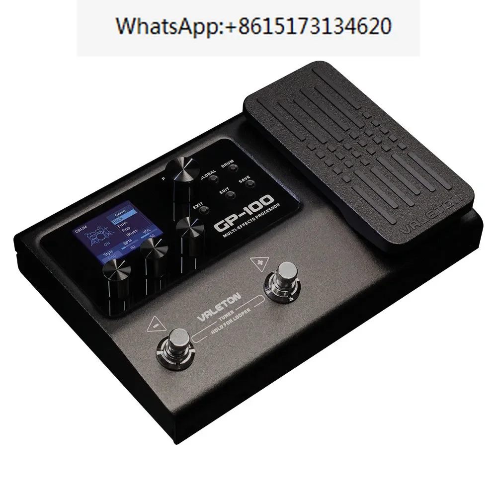 Педаль процессора Valeton для бас-гитары с несколькими эффектами и вилкой