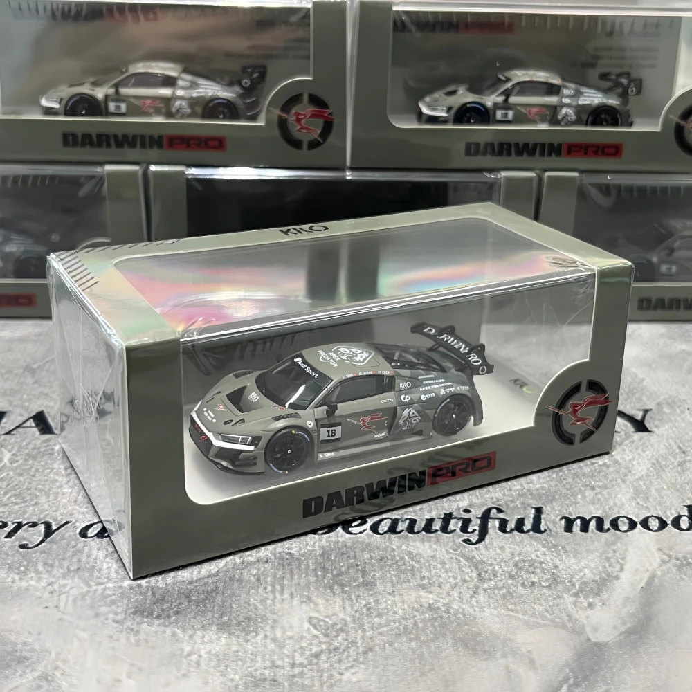 Фото В наличии: Коллекционная масштабная модель автомобиля Kiloworks 1/64 R8 lms GT3 EVO II. №1