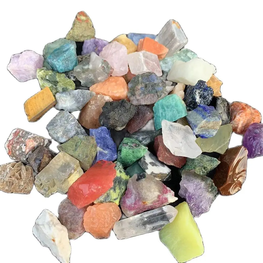 

Bulk Lot Mixed Natural Raw Crystal Chunks Assorted Quartz Rough Mineral Healing Crystals Gem Specimens Collectible Home Decor