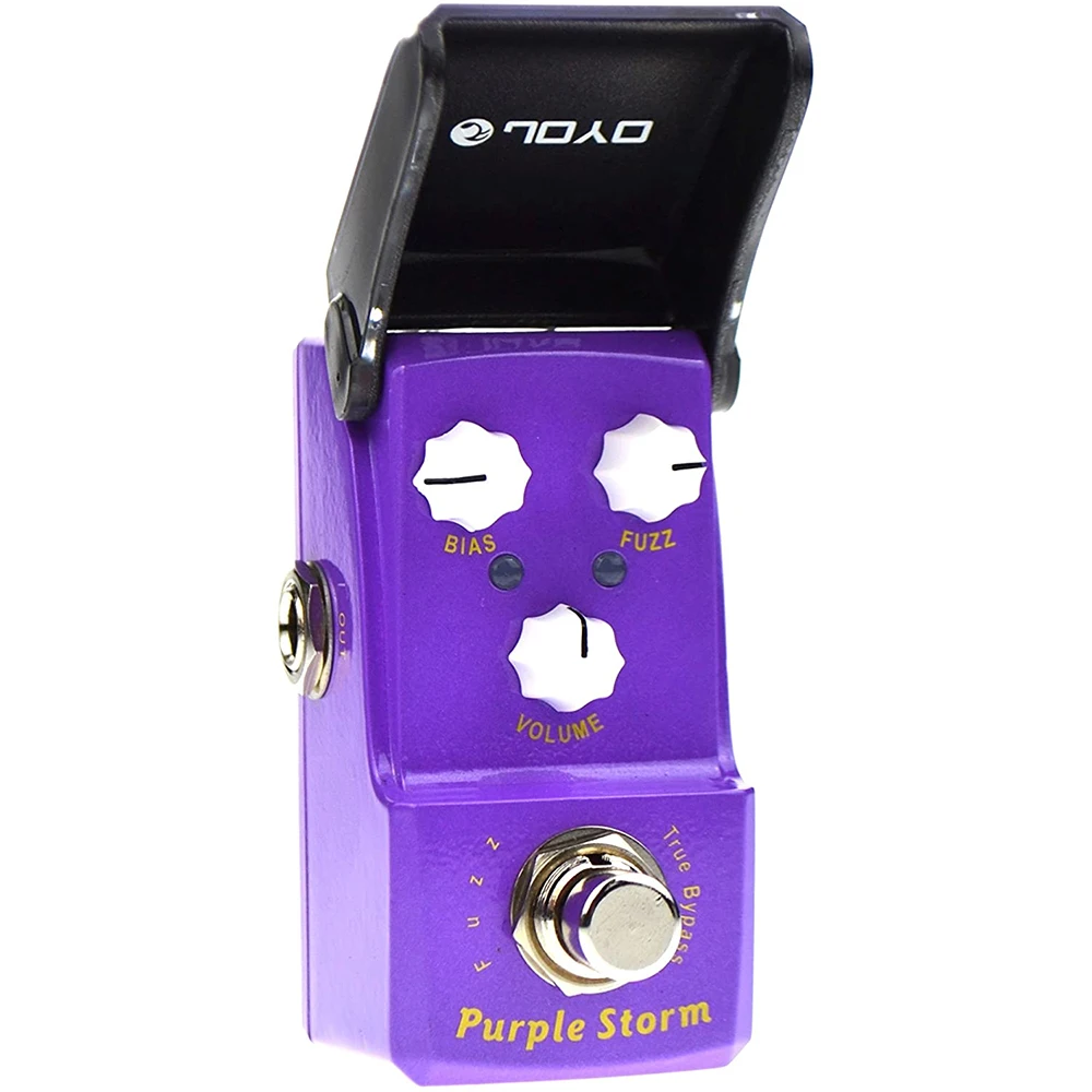 JOYO JF-320 Guitar Effect Pedal Processor True Bypass Ironman Series Mini Pedal Guitar Accessories Purple S-torm Fuzz Distortion
