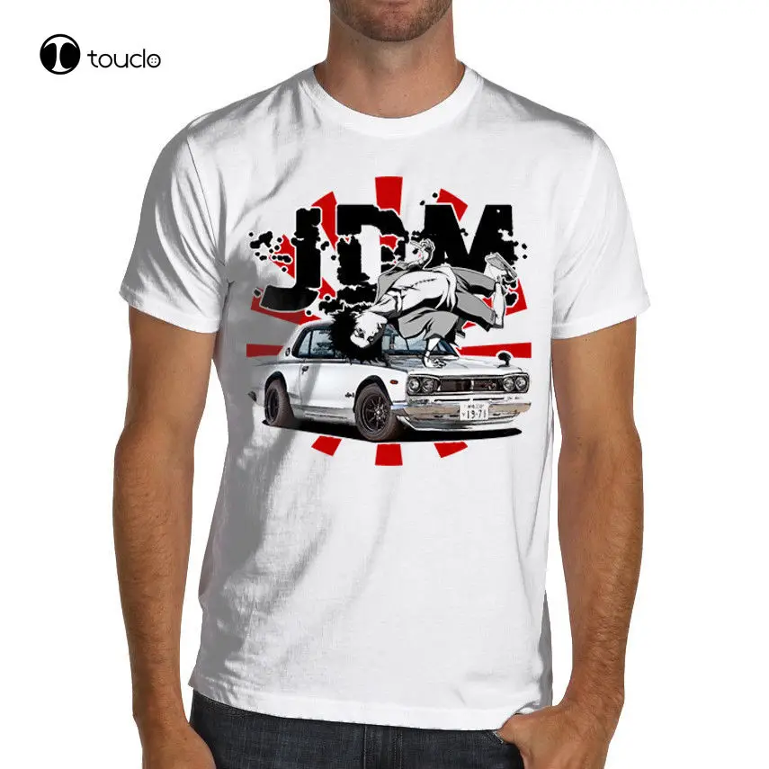 

Новая футболка Jdm Skyline Gtr C10, белая или серая футболка от S до 3 Xl 1969, футболка унисекс для фанатов японских автомобилей и дрифтинга Datsun