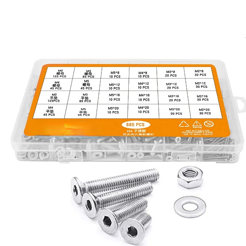 

Hex nut flat washer combination