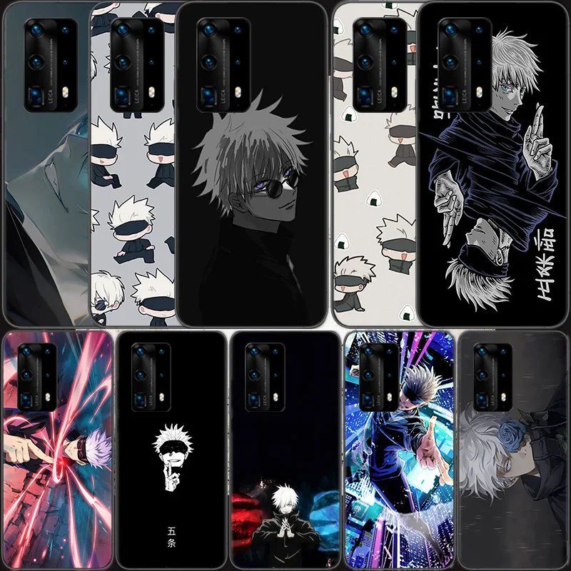 

Anime Jujutsu Kaisen Gojo Satoru Phone Case For Huawei Mate 30 Lite 20 10 40 Pro P50 Pro P40 P30 Lite P20 P10 Coque Cover Capa S