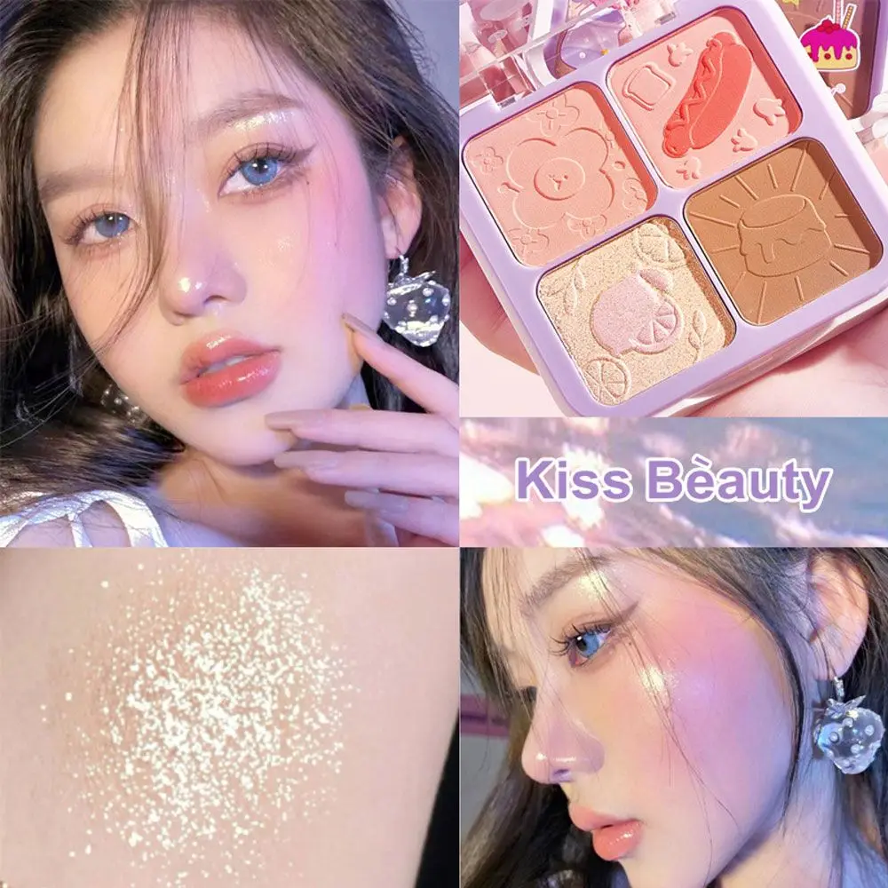 

Exquisite Honey Mousse Nature Lasting Nude Makeup Monochrome Rouge Highlighter Blush