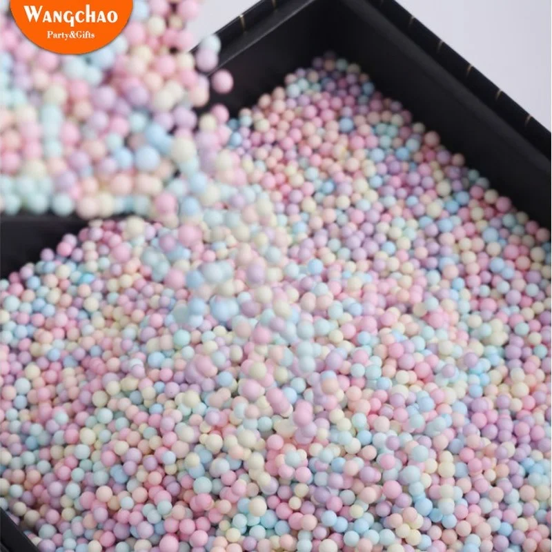 

Colorful Foam Ball Gift Box Filler Candy Box Gift Packing Supplies Birthday Party Decorations Wedding Flower Box Filler