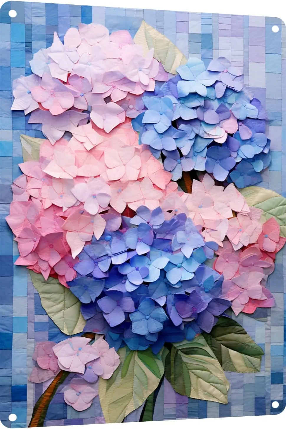 Винтажный стиль гортензия Anique винтажная жестяная вывеска декор цветочная