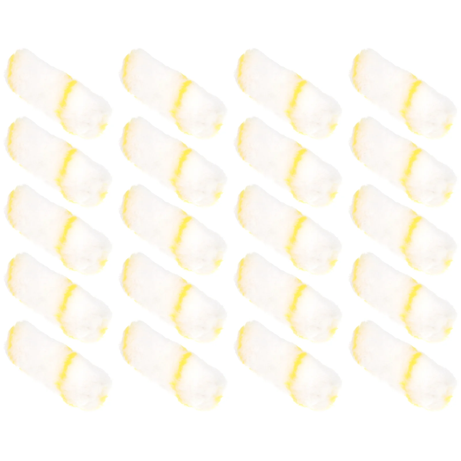 

20 PCS Roller Brush Replacement Cover Painting Supplies Wall Kit Mohair Mini Frames Covers Refill Rollers Set
