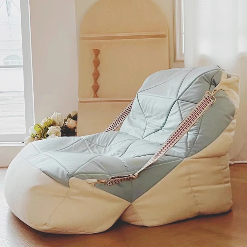 

Foldable Ergonomic Bean Bag Sofa Outdoor Sitting Multifunctional Single Bean Bag Sofas Cum Bed Xxl Divani Prefabricated House