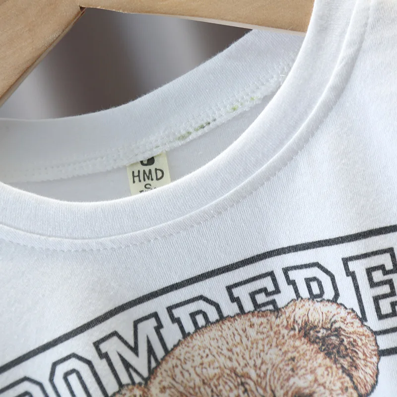 Летние комплекты модной одежды для мальчиков и девочек детские спортивные