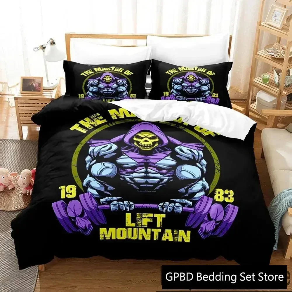3D принт змея горный тренажерный зал комплект постельного белья пододеяльник