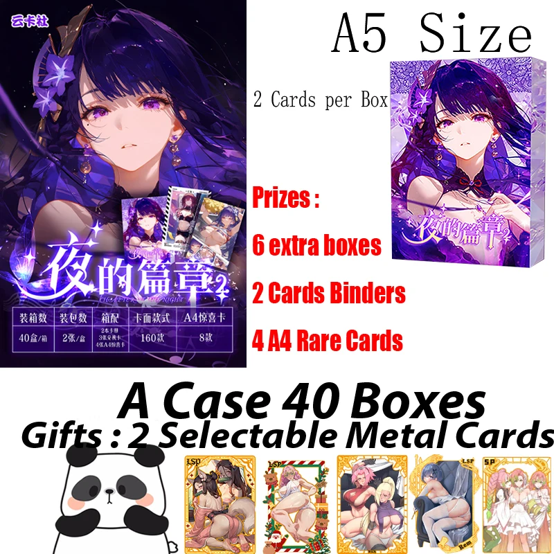 Новая карта богини размера А5 CHAPTER OF THE NIGHT 2 Хобби Аниме Waifu Board Raiden Yae Hutao Doujin Редкая