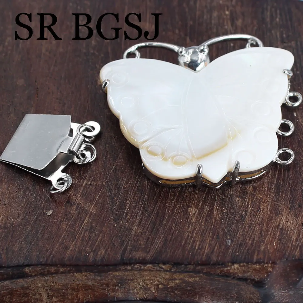 Подвеска-бабочка из 3 нитей 38 мм