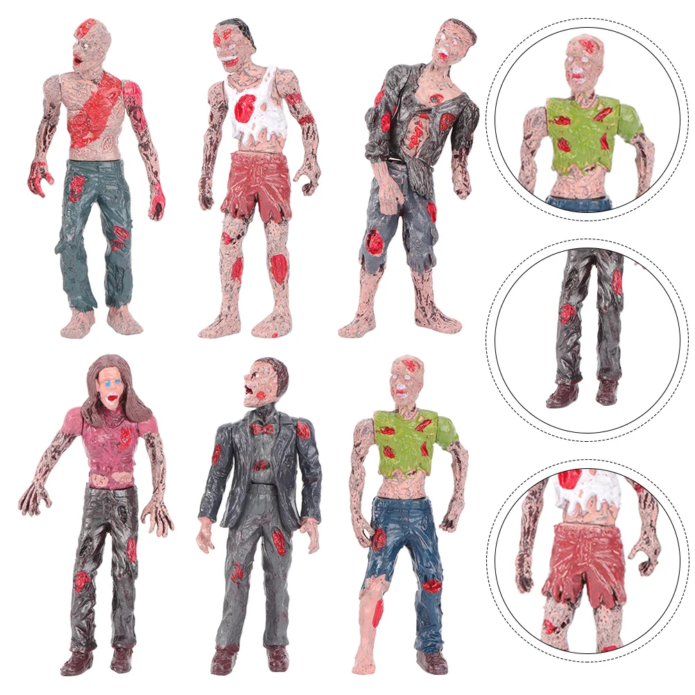 

Zombie Model Terror Corpse Dolls Festival Prank Toys Plastic Layout Figures Models