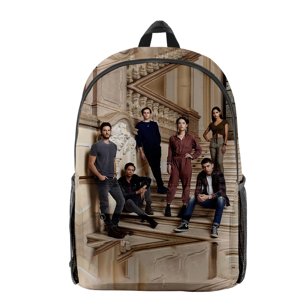 

Harajuku Novelty Trendy Cool Shadow and Bone Student Notebook Backpacks 3D Printed Oxford Waterproof Boys/Girls Travel Bags