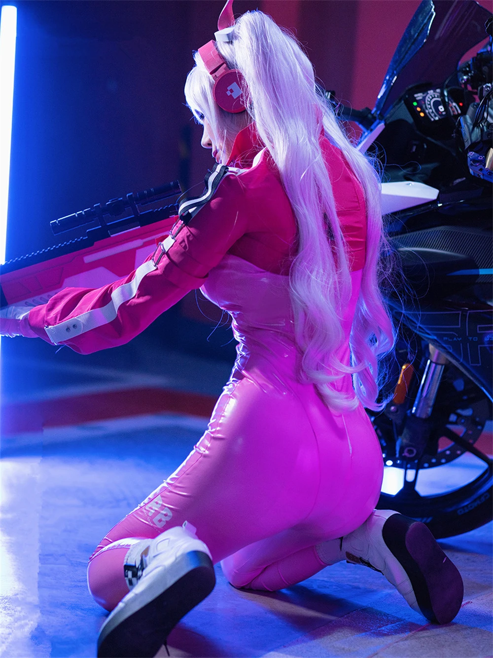 AGCOS Game NIKKE: The Goddess of Victory SR Alice Косплей Костюм Женские розовые комбинезоны