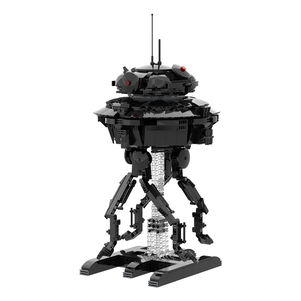 Фото MOC Imperialed Probe Droid - масштаб UCS, строительные блоки, модель Space War, масштаб UCS, зонд Droid, кирпичи, сборные игрушки, подарки для детей, сделай сам №3