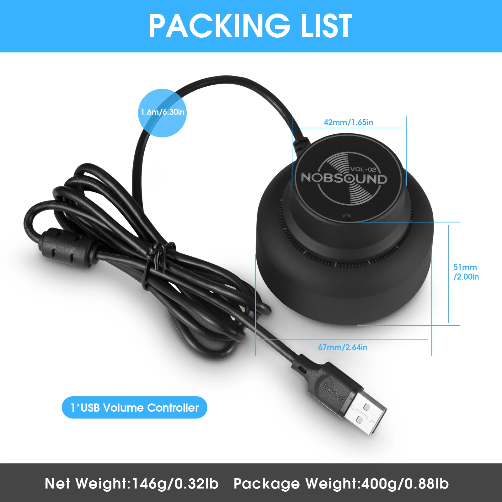 USB-регулятор громкости Douk устройство для регулировки компьютера Win7/8/10/XP/Mac/Vista/Android
