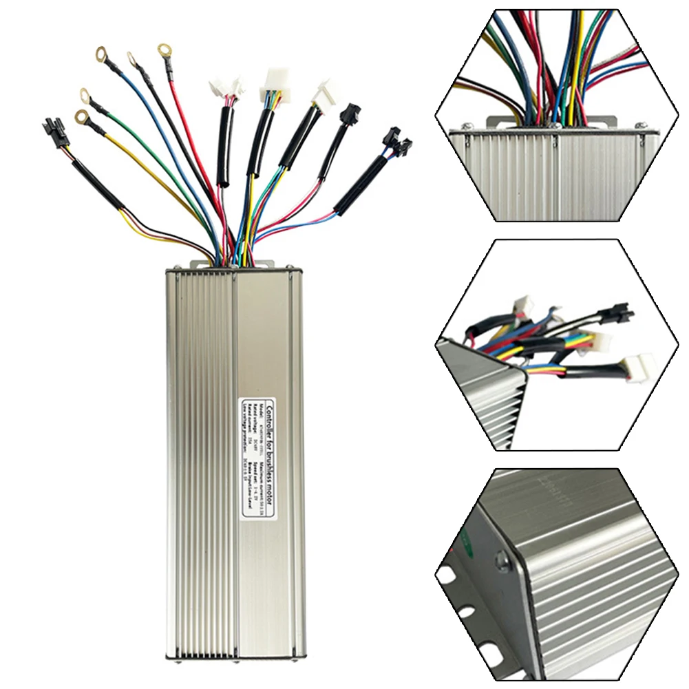 

48V KT-50A Ebike Square Controller With Light Line For 3000W Brushless Motor Square Wave Reduce Noise Electric Bikes Accessories