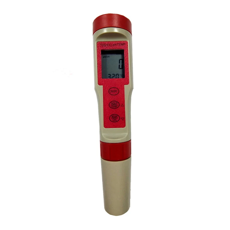 

4 IN 1 PH/TDS/EC/Temperature Meter Digital Water Quality Monitor Tester for Pools Drinking Water Aquariums