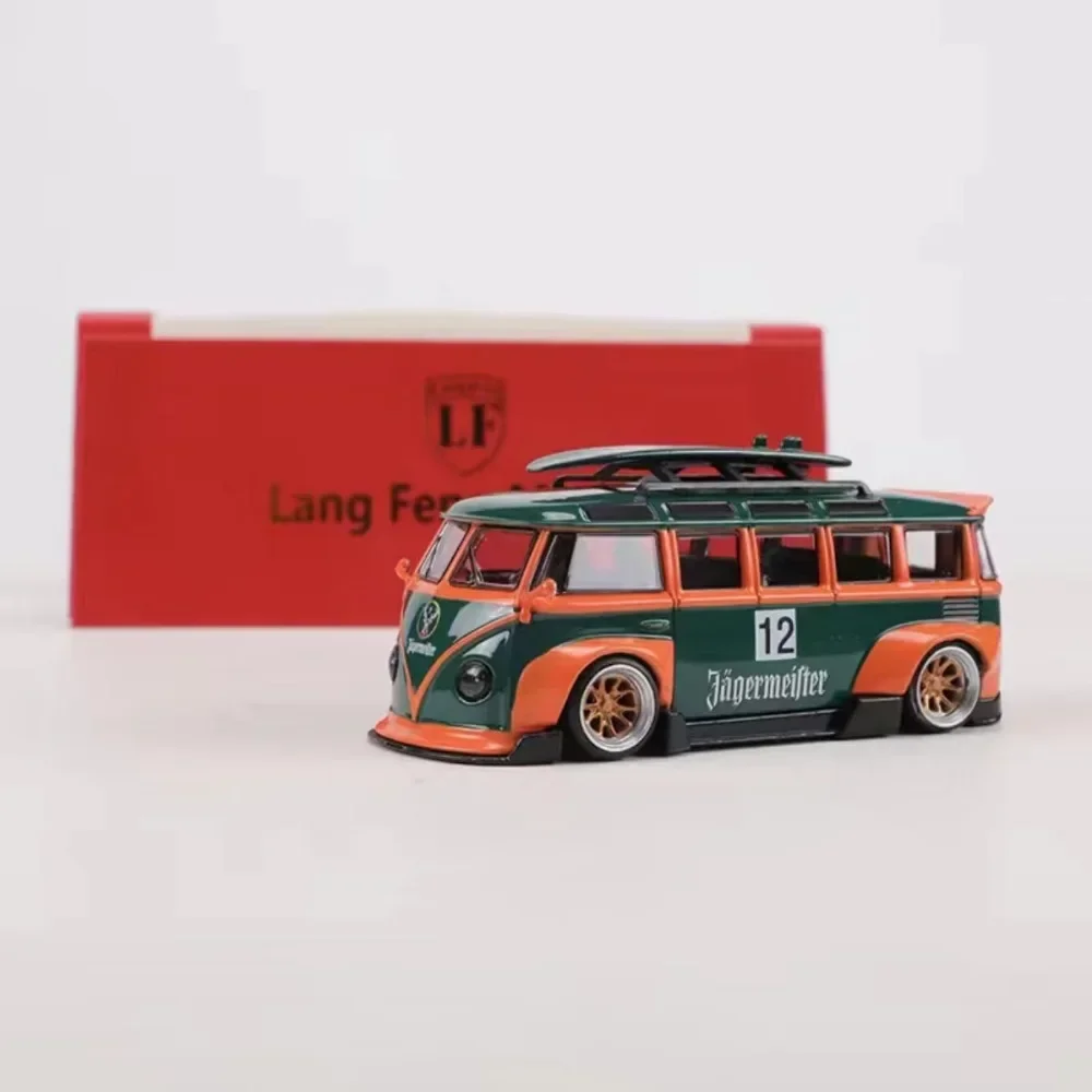 Flame 1:64 Volkswagen T1 Van Kombi широкий корпус настоящая масштабная миниатюра литая под