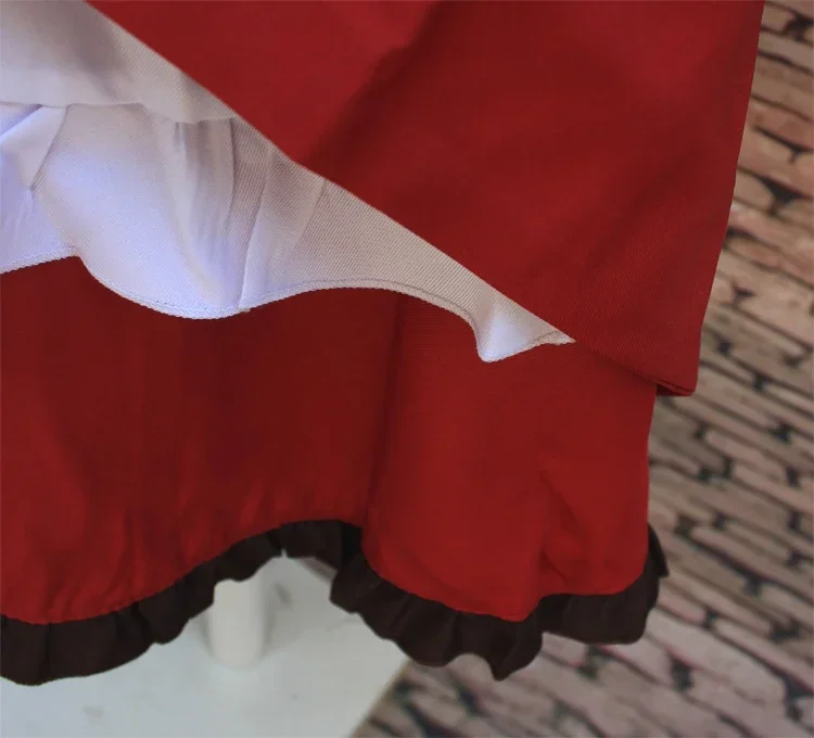 Аниме Gugure! Kokkurisann КОСПЛЕЙ Хэллоуин COS наряд горничной костюмы кимоно с длинными