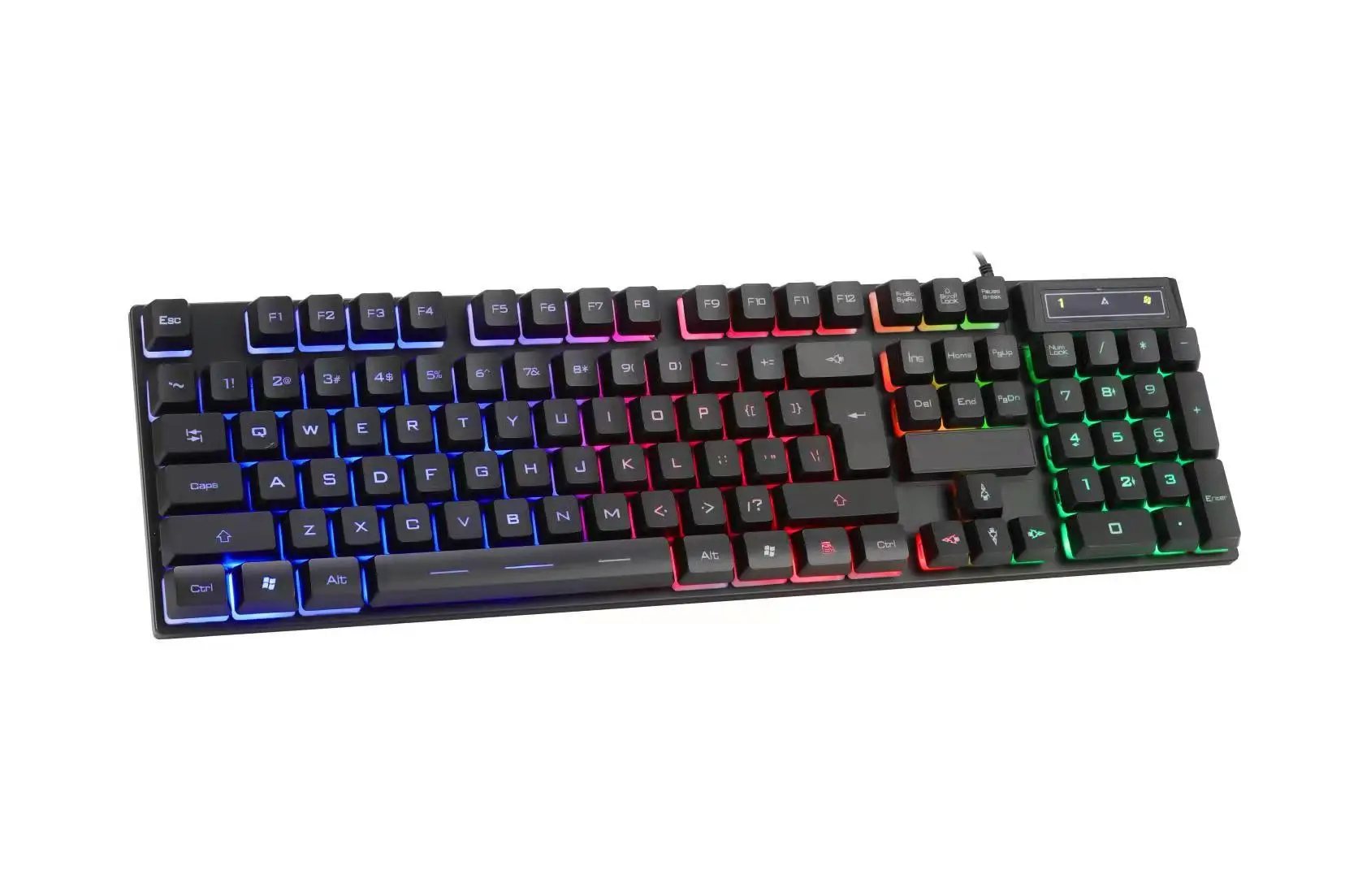 

103 usb игровой ПК rgb цветная светодиодная подсветка компьютерная клавиатура и мышь для геймеров