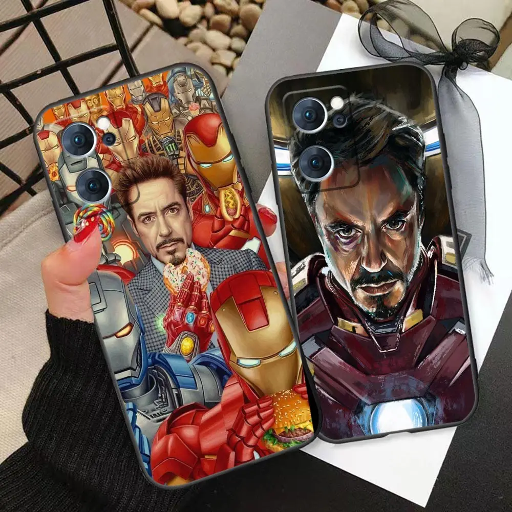 

Marvel Funny Iron Man Comics Case For Oppo Realme C25 C21 C21Y C20 C12 C11 C3 C2 C1 XT GT GT2 X50 2020 2021 Pro Master 5G Cover