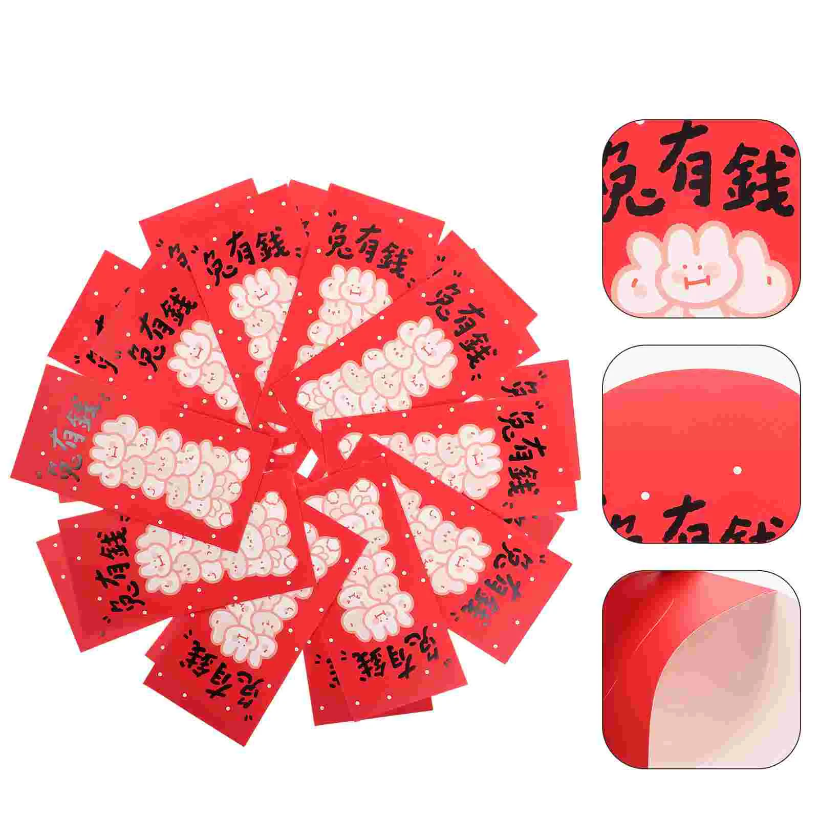 

Red Money Packet Envelope Year New Bag Envelopes Chinese Lucky Rabbit Spring Festival Cartoon Packets Ceremonythe2023 Luck Prop