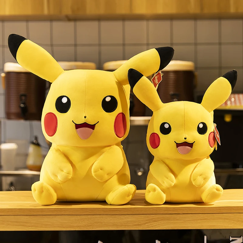 

Pokémon Big Doll Pikachu Stuffed Doll Plush Toy Soft Elf Embroidery Anime Cute Bedroom Bed Sleeping Pillow