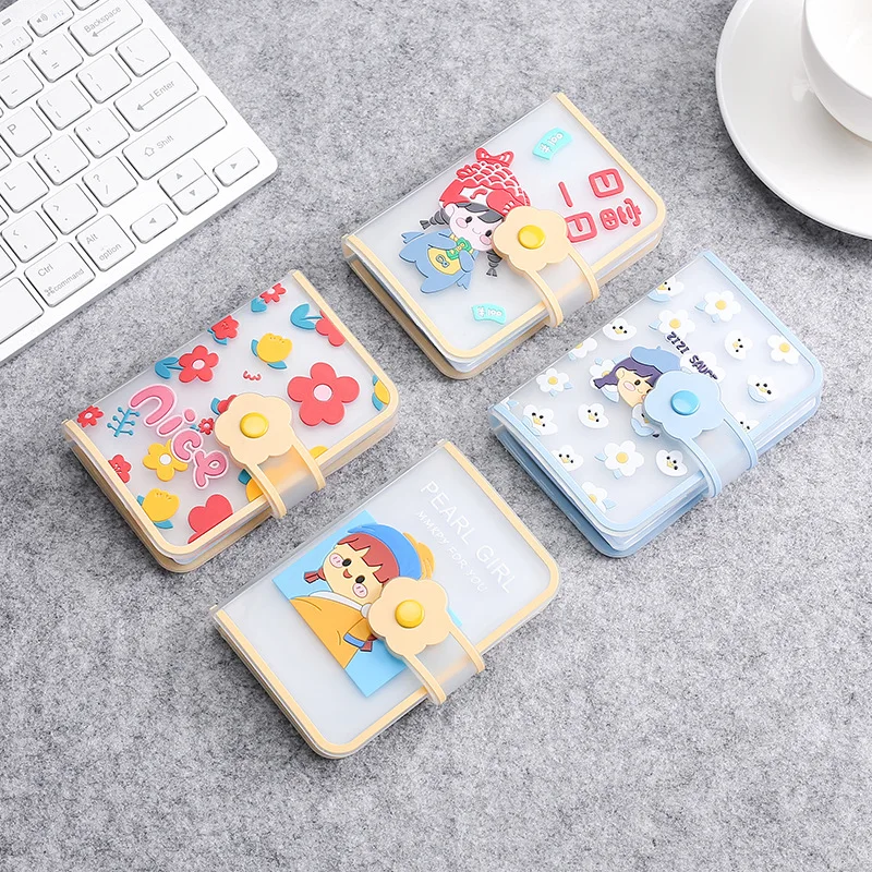 

24 ID Cards Holders Anti Thief Bank Credit Bus Cards Cover Business Shield Card Holder Organizer Flower Hasp Pouch Wallet Bags
