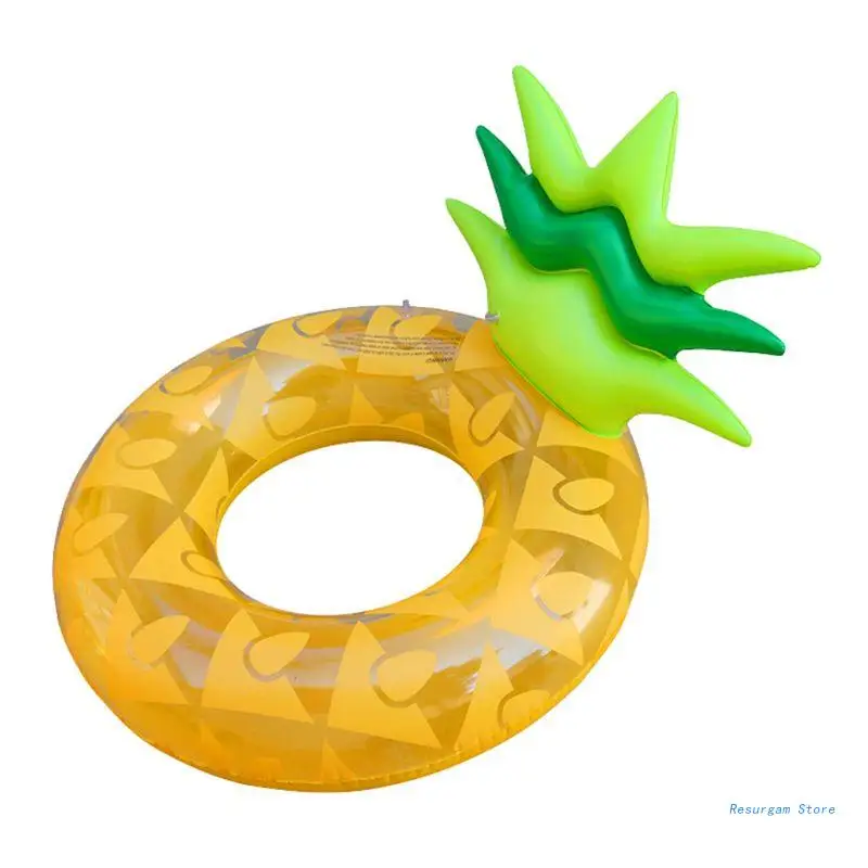 

for giant Inflatable Pineapple Swimming Ring with Backrest Adults Pool Floats Water Circle Summer Beach Party Toys Drop Shipping