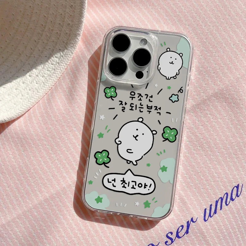 Фото Чехол для телефона Art Japans Nagano's Bear для Samsung Galaxy S25 S24 S23 S22 S21 FE Note20 Edge Plus Ultra Lite 5G с прозрачной задней крышкой №3
