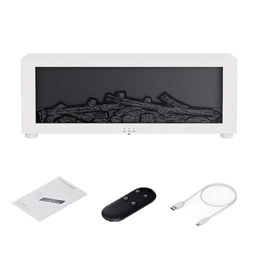 3D пламенный камин машина для ароматерапии красочный увлажнитель с дистанционным