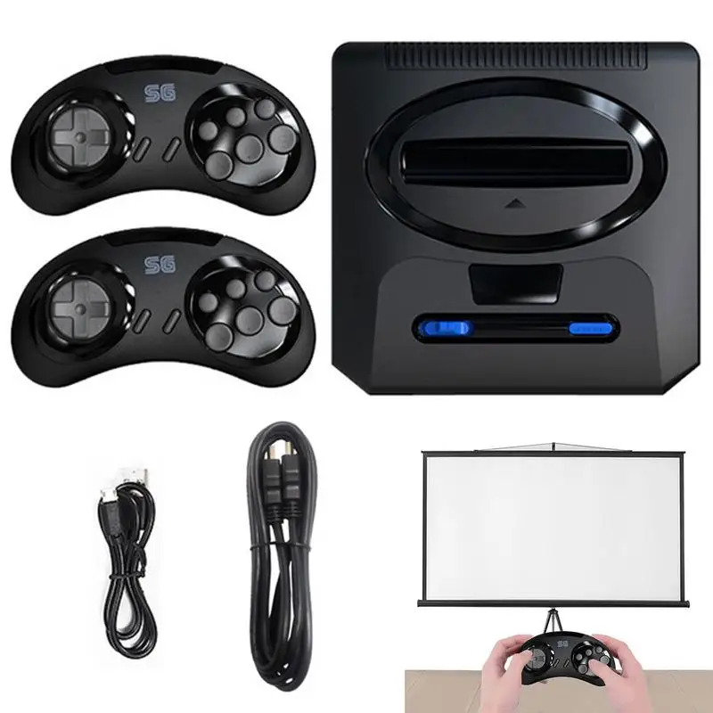 

SEGA Retro Games Console Plug And Play 16-Bit Classic Video Game Console For Kids Adult Support To Save And Load The Game