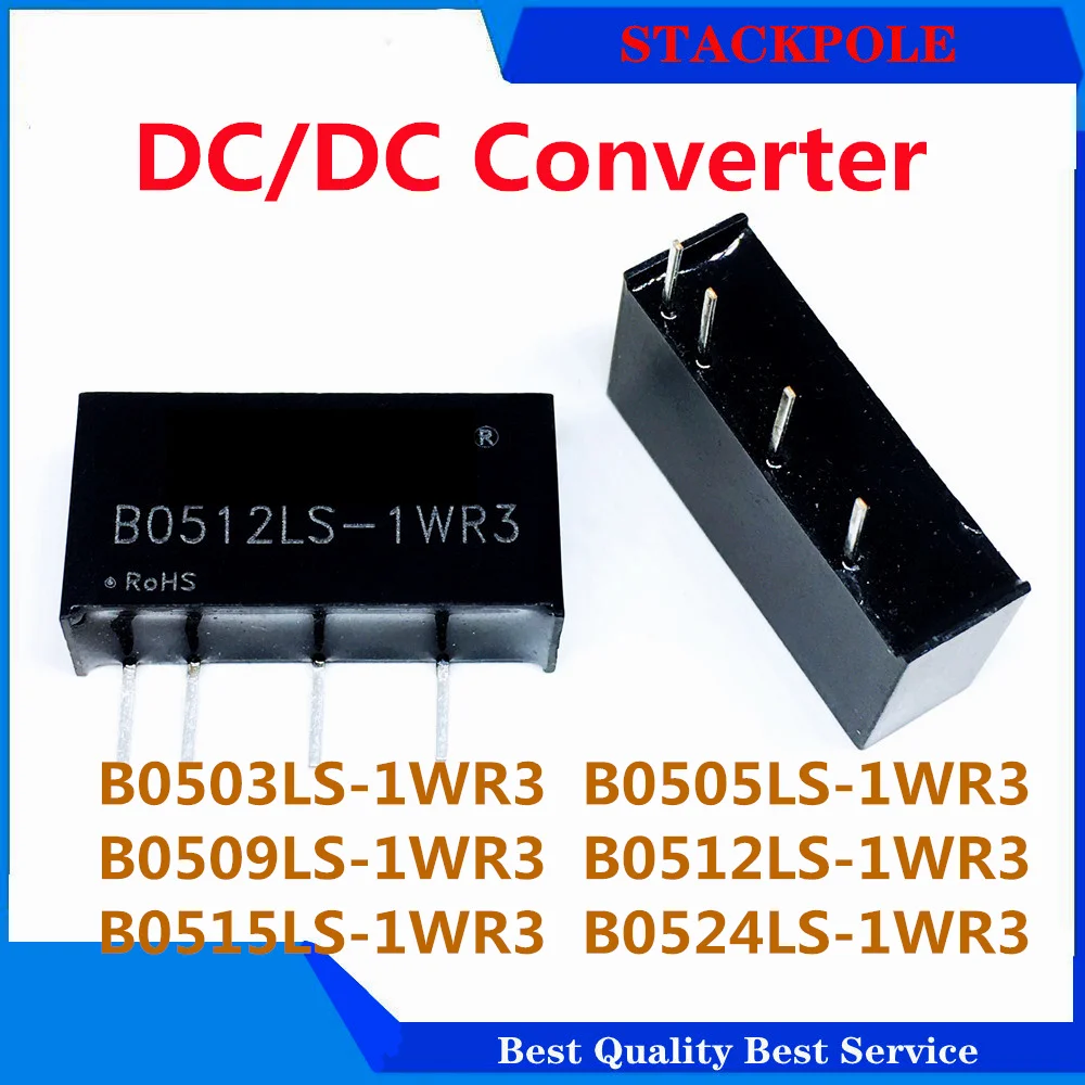 

(2pcs) B0512LS-1WR3 B0515LS-1WR3 B0524LS-1WR3 [ SIP4 1W DC/DC ] B0512LS B0512 B0515LS B0524LS SIP-4