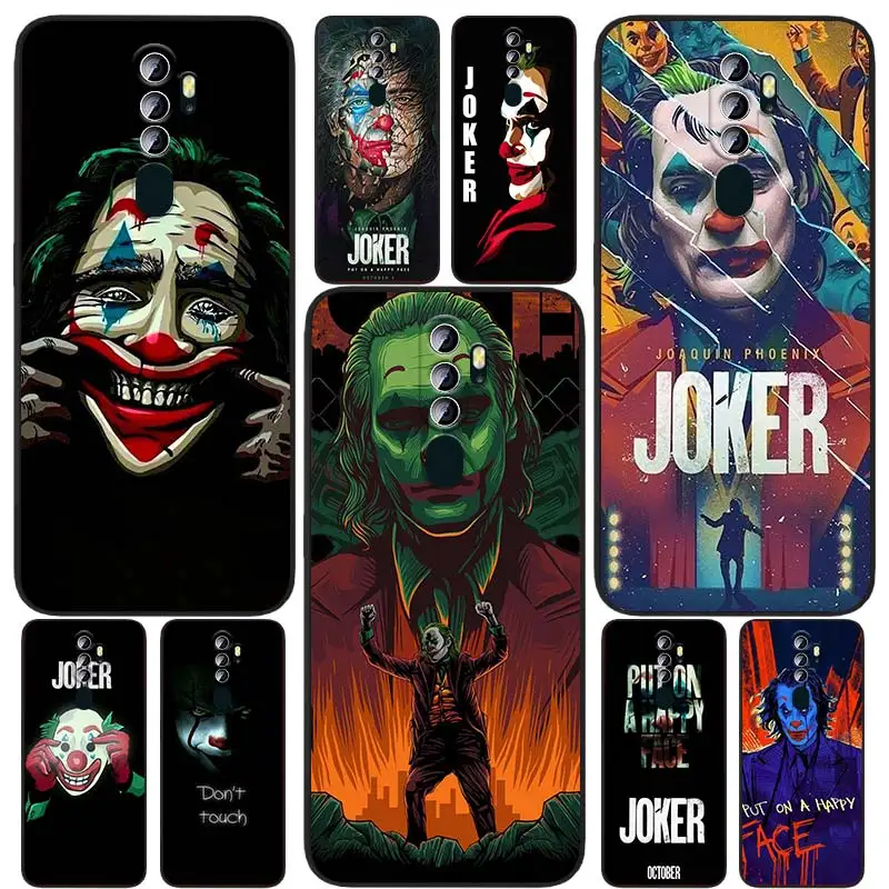 

Superhero The Joker Anime Black Phone Case For OPPO Find X5 X3 F21 Neo Lite A96 A57 A74 A76 A72 A55 A54S A53 A53S A16 S A9